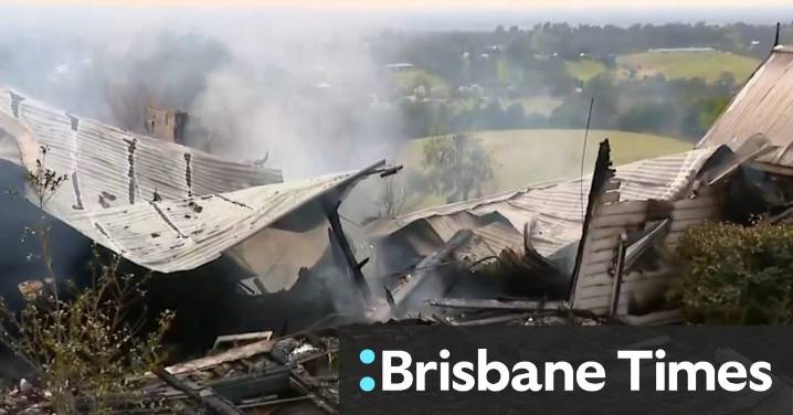 Video: Wedding venue in Sydney’s north-west goes up in flames.
