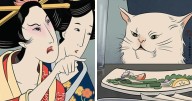 I Mix Classical Japanese Art With Internet Memes, Here’s My 15 Illustrations To Prove That