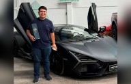 Recibe Irving Dagoberto, ganador del Lamborghini su millonario premio