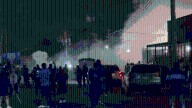 Fireworks, tear gas fly as protestors and ICE clash in Broadview