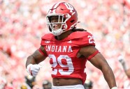 Indiana RB Lee Beebe Jr. (leg) exits Indiana State game