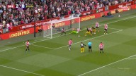 United striker scores first goal