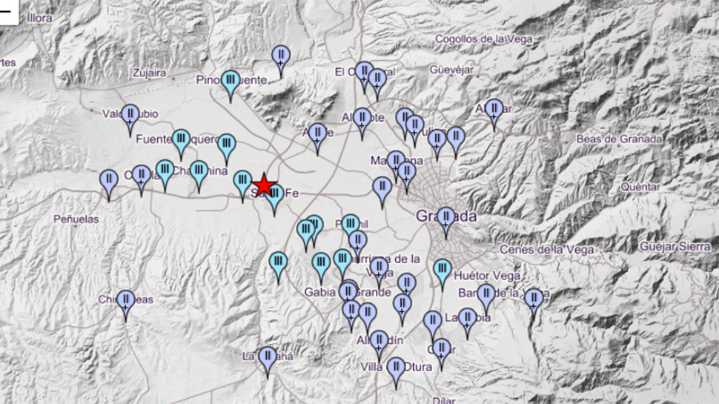 Registrado un terremoto de magintud 3,1 con epicentro en Santa Fe