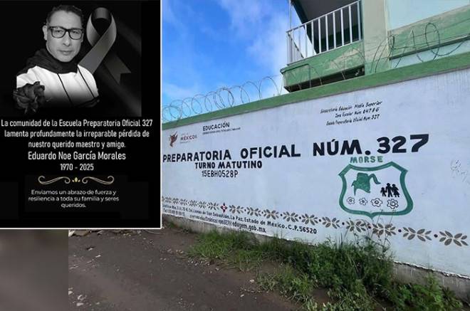Escuela del Edoméx de luto por profesor fallecido en explosión de pipa