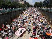 DC residents protest against Trump’s deployment of troops
