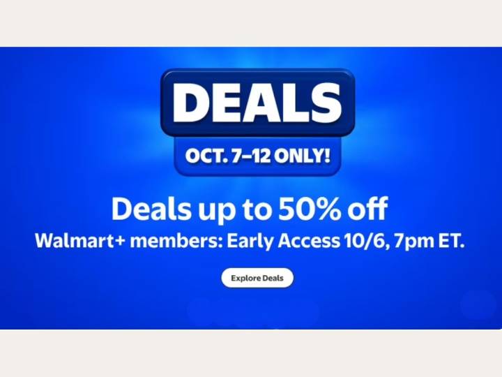 Walmart Deals 2025 dates have been announced for October 7