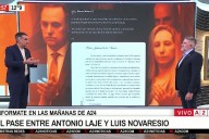 Antonio Laje a Luis Novaresio sobre las listas libertarias: "Hay una mediocridad pocas veces vista en el Congreso"