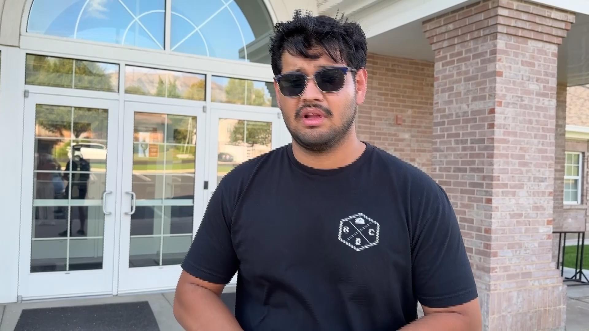Charlie Kirk shooting witness on lack of security at Wednesday's event