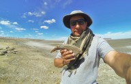 Scientists discover a new dinosaur from Argentina with a crocodile bone in its mouth