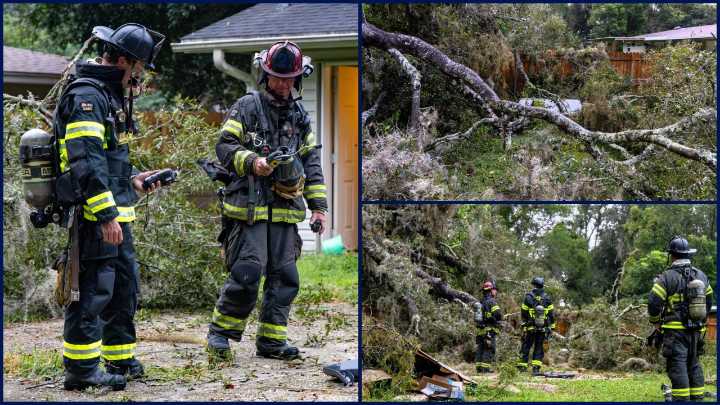 Marion County tree falls on 120-gallon propane tank, causing large gas leak: officials