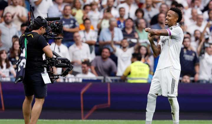 [Video] Bombazo de Militao en la victoria del Madrid por liga