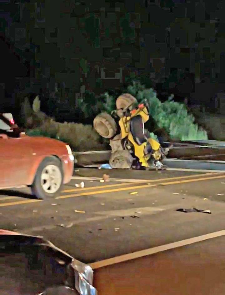 UN HOMBRE MUERTO EN EL LUGAR Y UN LESIONADO EN CHOQUE DE CUATRIMOTO