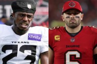 Texans’ CJ Gardner-Johnson Clears Position After Confrontation With Baker Mayfield Baker Mayfield and CJ Gardner-Johnson's rivalry continue as the Houston Texans' safety hits the QB with an off