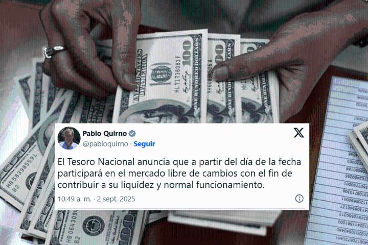 El Gobierno informó que saldrá a intervenir de manera directa sobre el dólar