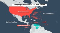 Buques de guerra, un submarino nuclear y más de 4.000 tropas: así es el brutal despliegue militar de EEUU frente a las costas de Venezuela