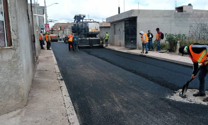 24 mil m² rehabilitados con Vialidades Potosinas 2.0