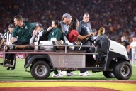 Michigan State linebacker Wayne Matthews III suffers scary injury against Southern Cal