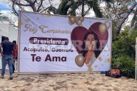 Festeja Abelina en un Acapulco inundado