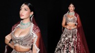 Nora Fatehi’s Showstopping Manish Malhotra Lehenga Redefines Bridal Luxury In Dubai