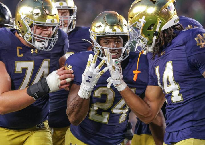 Notre Dame football: Irish rout Purdue 56