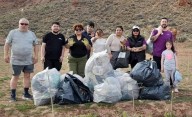 Jornada de plogging en Las Plumas