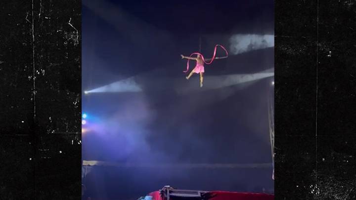 Circus Performer Plummets to the Ground in Aerial Stunt Gone Wrong