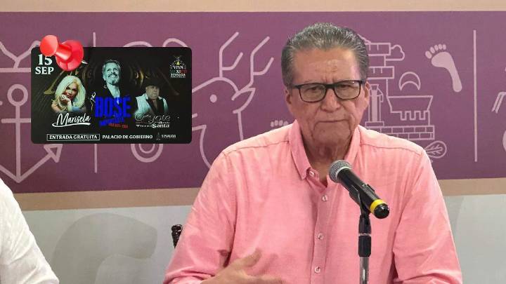 Miguel Bosé, Marisela y El Coyote encabezarán el Grito de Independencia en Culiacán