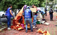 Trasladan a un albergue a personas en situación de calle que obstruían vialidad en Coyoacán