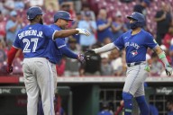 Springer goes deep twice as Blue Jays hold off Reds, 12