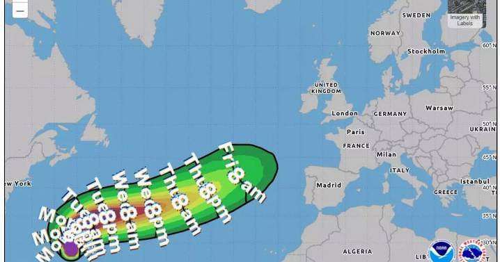 US warned Hurricane Gabrielle is 'danger to life' as UK braced for strong winds