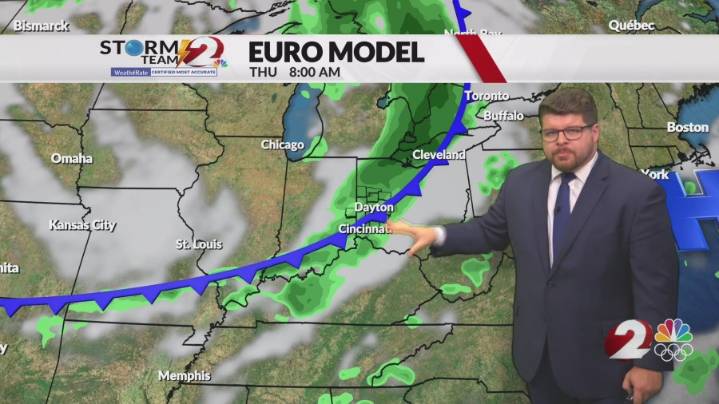 Pleasant and sunny Labor Day, wet weather arrives later in the week