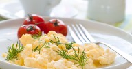 Receta de Huevos revueltos con leche