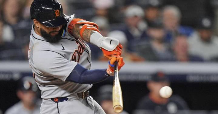 Torres' 3 RBIs lead Tigers over Yankees