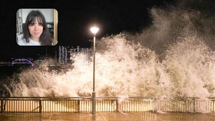Una española alerta del apocalipsis en China por la llegada del supertifón Ragasa: "No se veía tanta histeria desde la Covid"