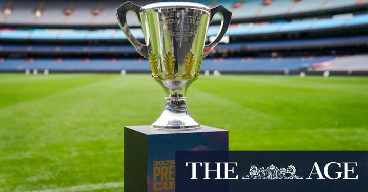 AFL grand final - Geelong Cats v Brisbane Lions at MCG