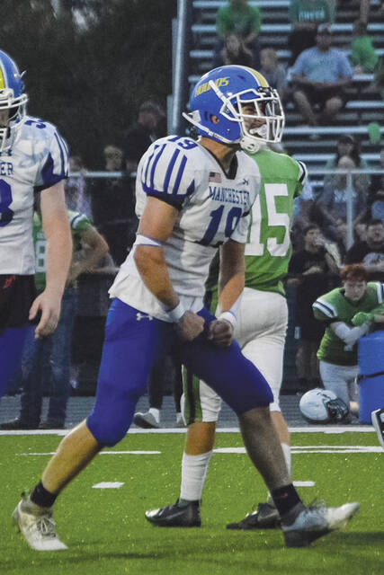 Greyhounds go 3-0 with 46-12 win at Green