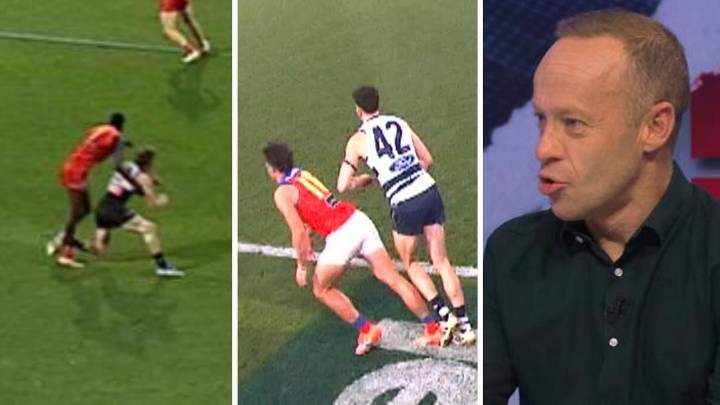 AFL news 2025: ‘Razor’ Ray Chamberlain dissects controversial Cameron Rayner free kick, fears more flopping and staging could take place