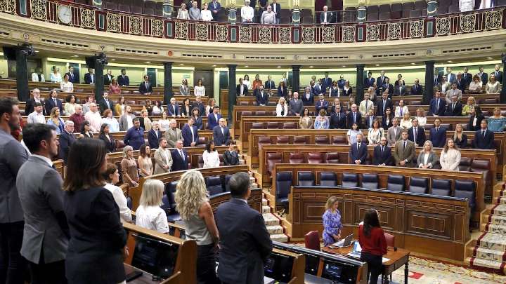Vox se ausenta del minuto de silencio en el Congreso por las víctimas del genocidio en Gaza