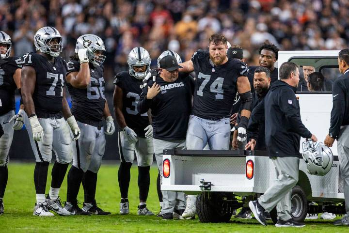 Raiders’ Kolton Miller headed to injured reserve with ankle injuries