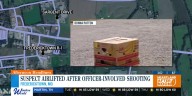 Suspect airlifted after officer-involved shooting