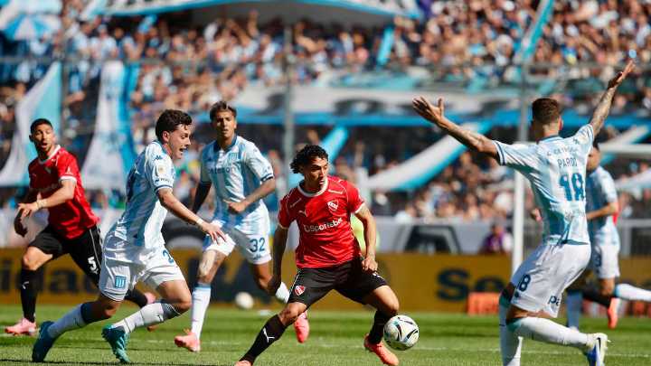 Independiente empató ante Racing en una nueva edición del Clásico de Avellaneda
