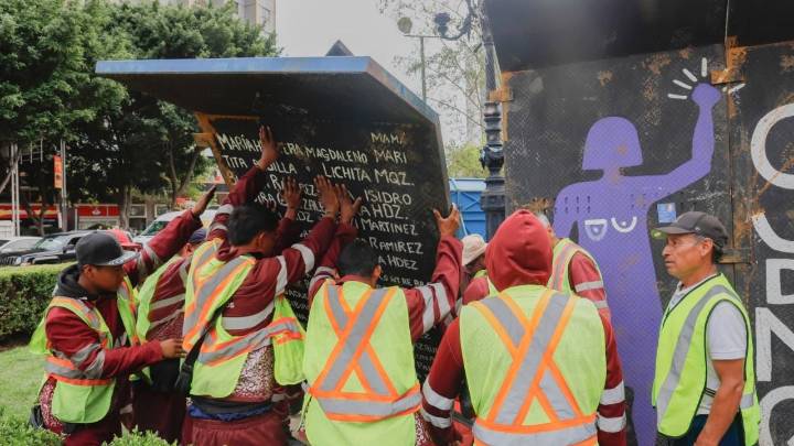 "Es un ataque directo": Antimonumenta sobre retiro de vallas en Glorieta de las Mujeres que Luchan