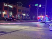 1 killed in two-car crash in downtown Indianapolis
