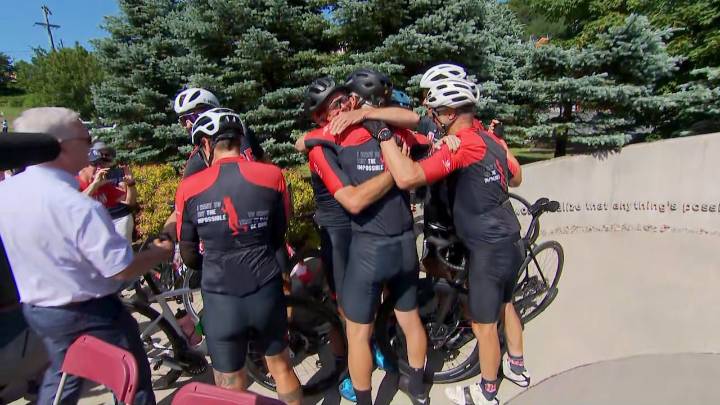 #TheMoment Terry Fox’s brother raised $1.1M cycling across Canada for cancer