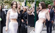 Lily Collins desata preocupación por su aspecto físico en evento de Calvin Klein