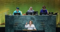 Boluarte en la ONU: condena intervencionismo en asuntos internos