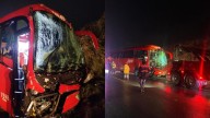 Accidente de Autobús de Pasajeros y Camioneta Deja a Once Lesionados y Un Fugitivo en Puebla