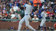 Shohei Ohtani hits his 49th homer as Dodgers rally to beat Giants 13