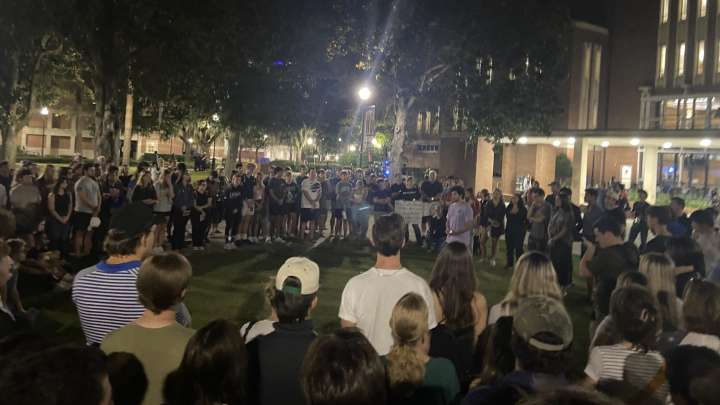 UF chapter of Turning Point USA hosts vigil in honor of Charlie Kirk