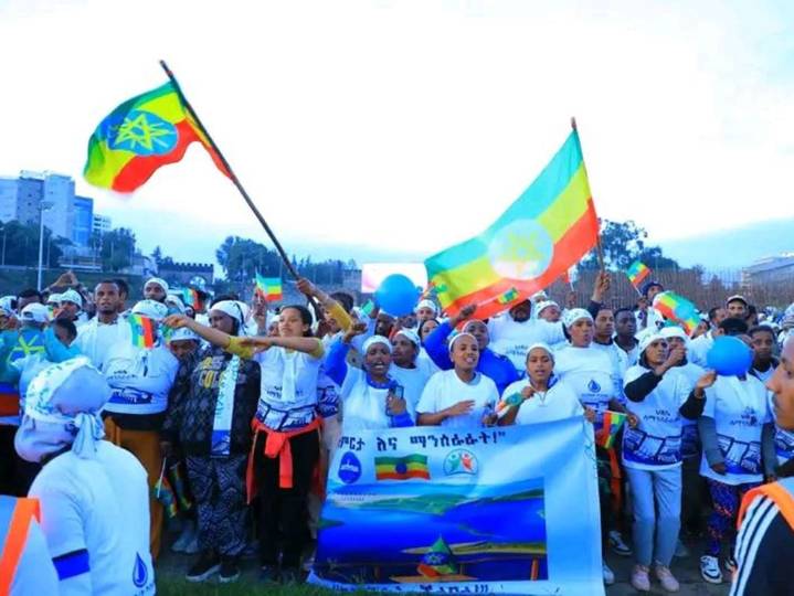 Masivo festival deportivo celebró culminación de Gran Presa Etíope (+Fotos)